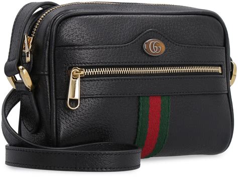 gucci nylon faux leather north south crossbody bag|Gucci crossbody bloomingdale's.